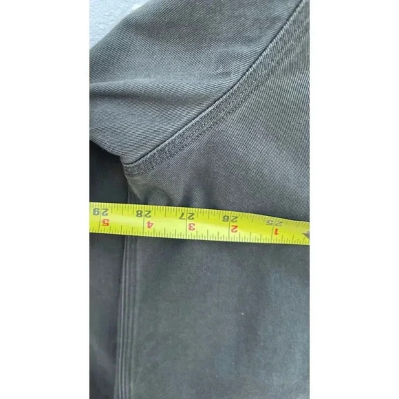 Carhartt Mens Long Sleeve Button Down Denim Shirt Jacket Military Green Sz 2XL - Picture 8 of 10
